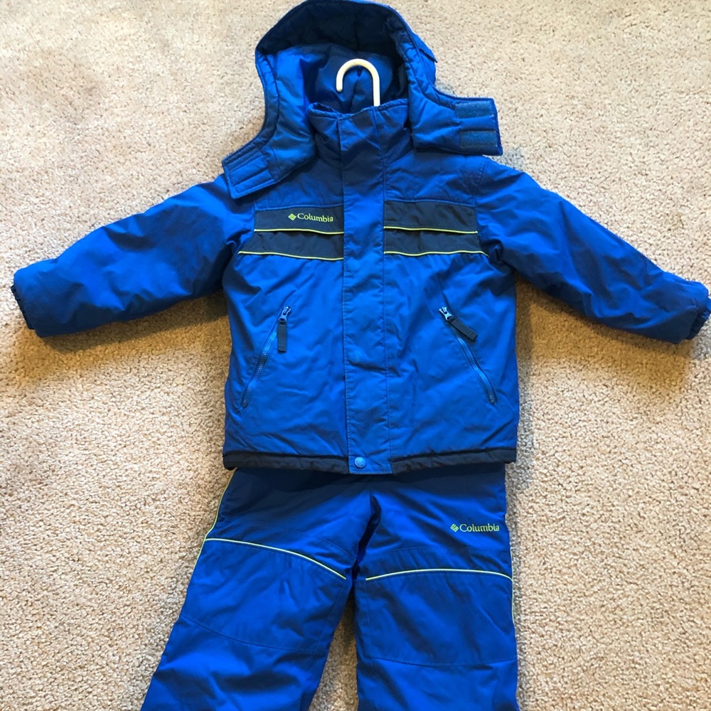 Columbia Coat and Snow Bib Pants, 4/5